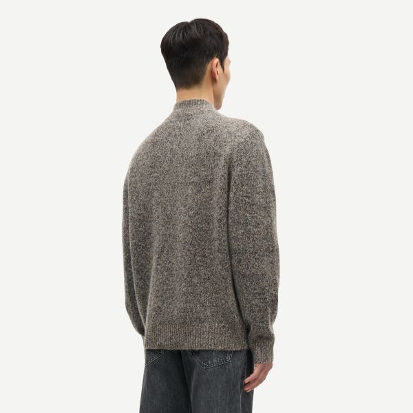 Samsøe Samsøe Safloyd V-Neck Sweater Grijs