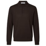 Samsøe Samsøe Sarowan Longsleeve Polo Bruin