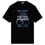 The New Originals Op De Fiets T-shirt Zwart