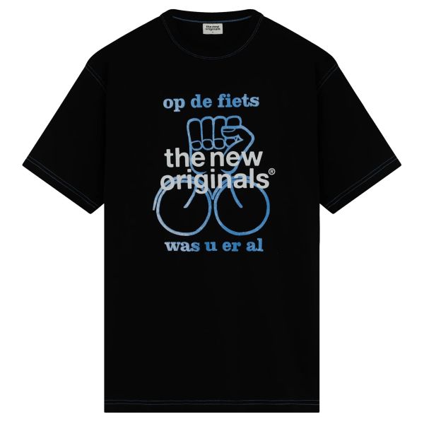 The New Originals Op De Fiets T-shirt Zwart