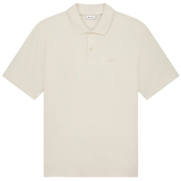 Olaf Signature Pique Polo Off White