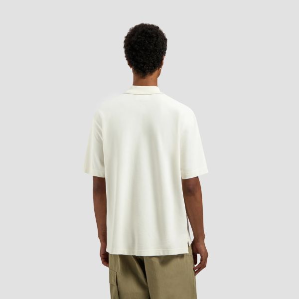 Olaf Signature Pique Polo Off White