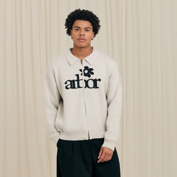 Arbor Antwerp Zipper Vest Beige