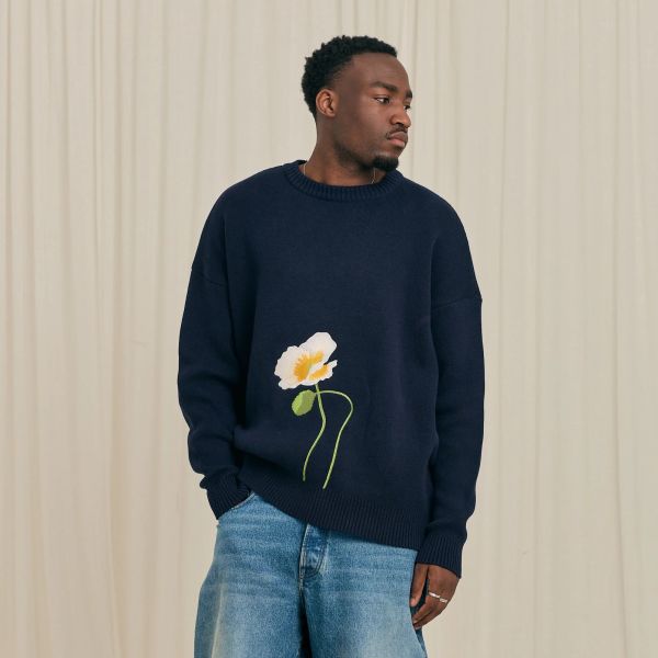 Arbor Antwerp Cami Knit Sweater Navy