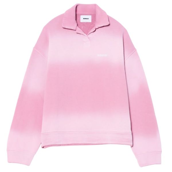 Bonsai Spray Polo Sweater Roze