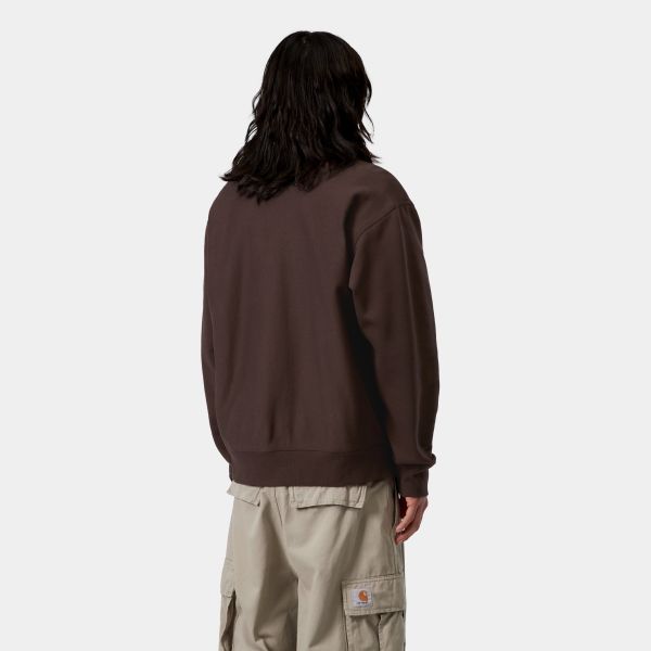 Carhartt WIP American Script Sweater Bruin