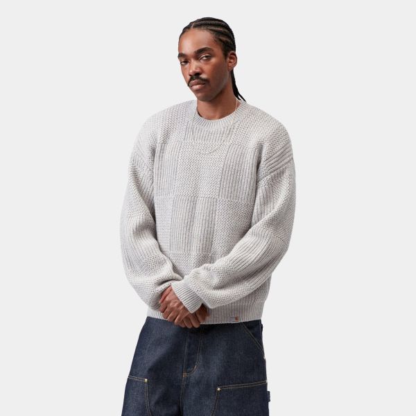 Carhartt WIP Bishop Sweater Grijs