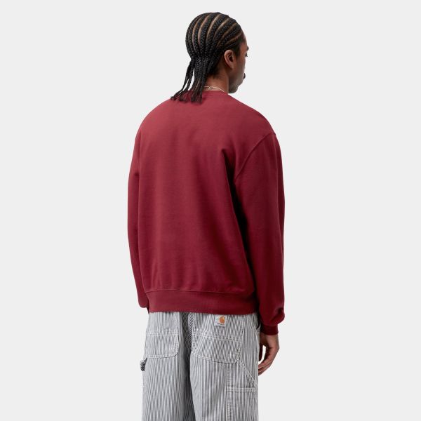 Carhartt WIP Clover Sweater Bordeaux