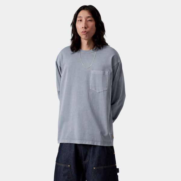 Carhartt WIP Torion Pocket Longsleeve T-shirt Blauw