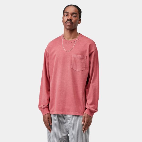 Carhartt WIP Torion Pocket Longsleeve T-shirt Roze