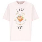 Casablanca Casa Way Orange Mascot T-shirt Roze