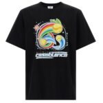 Casablanca Manga Tennis Ball T-shirt Zwart
