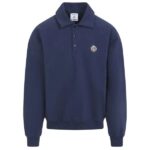 Casablanca Polo Collar Sweater Navy