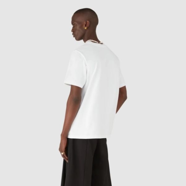 Casablanca Tennis Club Icon T-shirt Wit