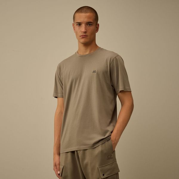 CP Company Logo Patch T-shirt Grijs