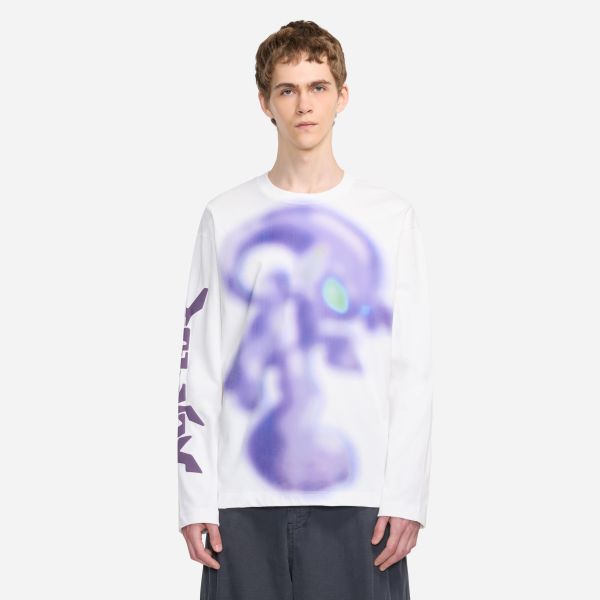 Flâneur Alien Longsleeve T-shirt Wit