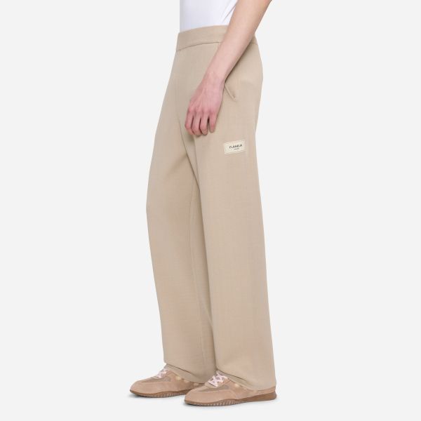 Flâneur Atelier Knit Broek Beige
