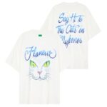 Flâneur Cats T-shirt Wit