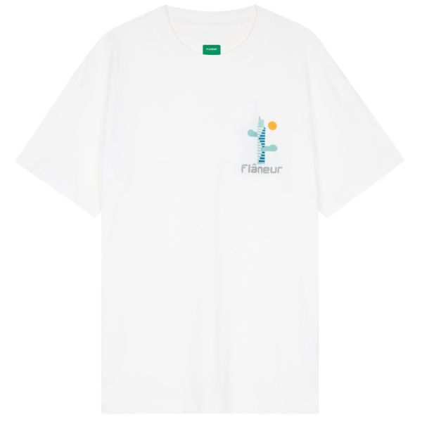 Flâneur Festival Map T-shirt Wit