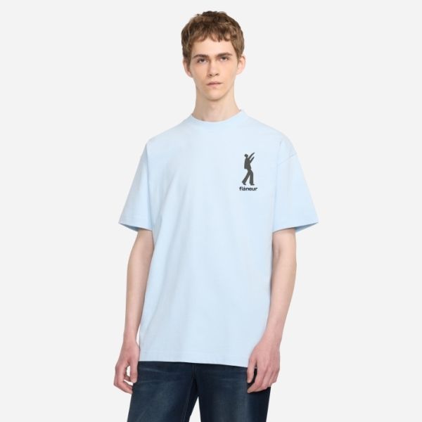 Flâneur Inflatables T-shirt Licht Blauw