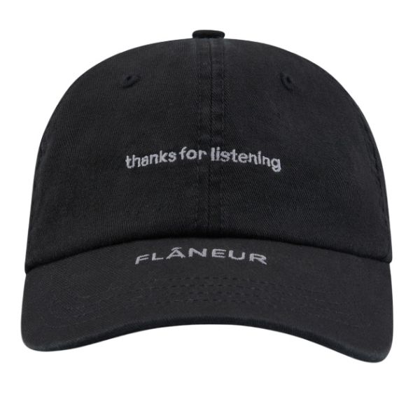 Flâneur Listening Cap Zwart