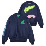 Flâneur Music Oversized Bomber Jack Navy