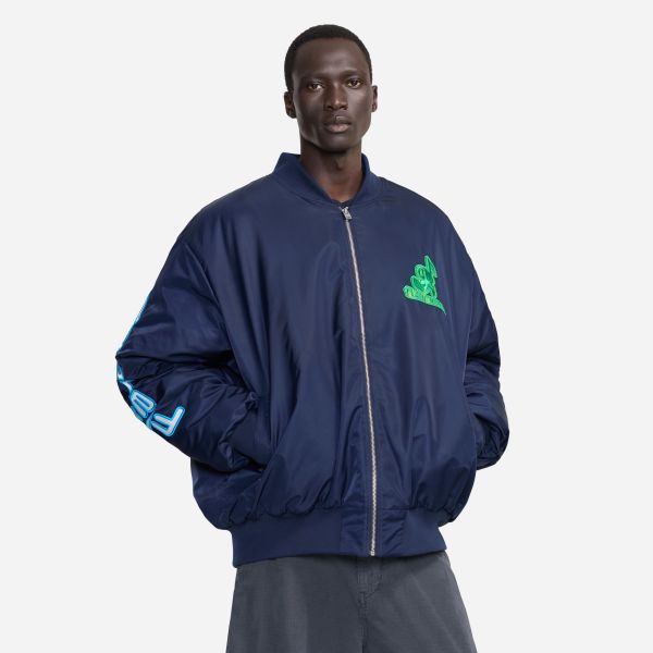 Flâneur Music Oversized Bomber Jack Navy