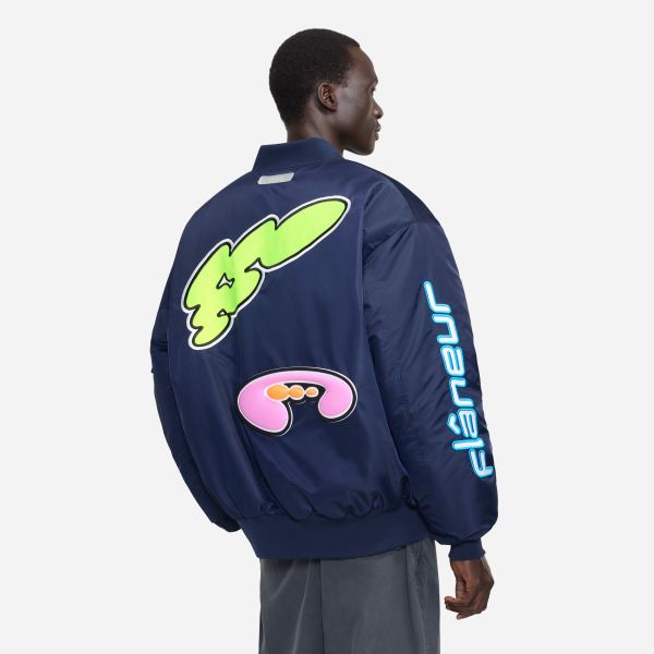 Flâneur Music Oversized Bomber Jack Navy