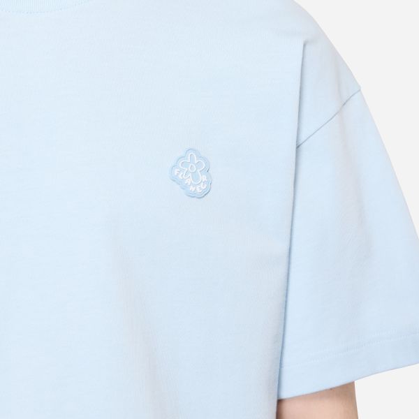 Flâneur Rubber Blossom T-shirt Licht Blauw