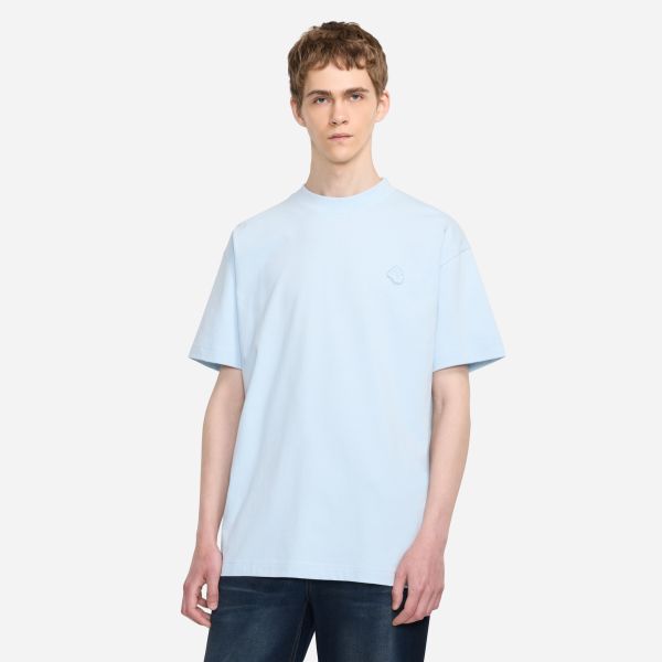 Flâneur Rubber Blossom T-shirt Licht Blauw