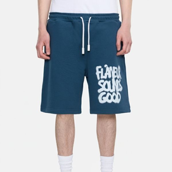 Flâneur Sounds Good Spray Korte Broek Donker Blauw