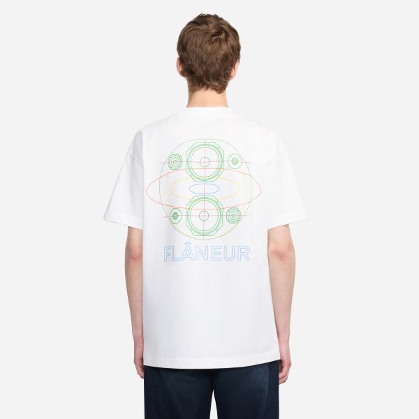 Flâneur Speaker T-shirt Wit