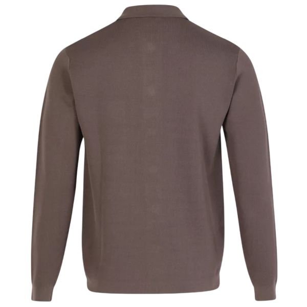 Genti Knitted Buttons Vest Bruin