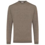Gentiluomo Gold Round Sweater Bruin