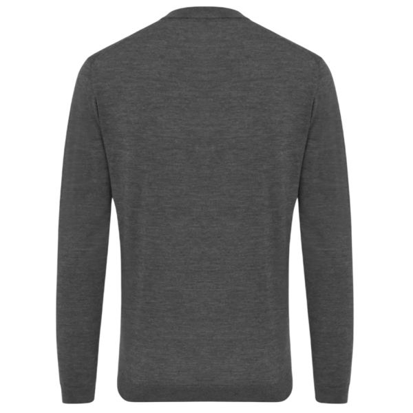 Gentiluomo Gold Round Sweater Grijs