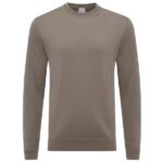 Gentiluomo Round Knit Sweater Bruin