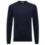Gentiluomo Round Knit Sweater Navy