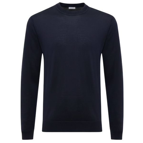 Gentiluomo Round Knit Sweater Navy