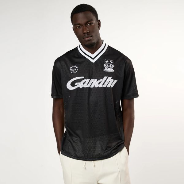 Hopeium Mesh Football T-shirt Zwart