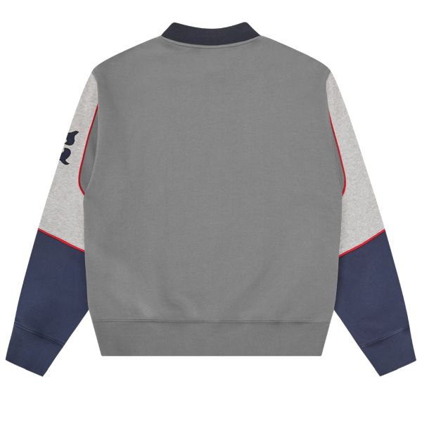 Icecream Collared Warm-Up Sweater Grijs