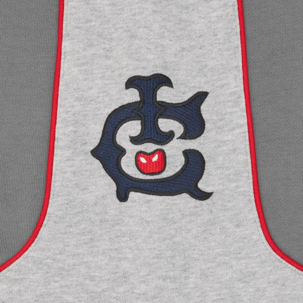 Icecream Collared Warm-Up Sweater Grijs