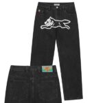 Icecream Spray Paint Running Dog Double Scoop Jeans Zwart