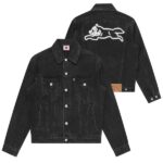 Icecream Spray Paint Running Dog Spijkerjas Zwart