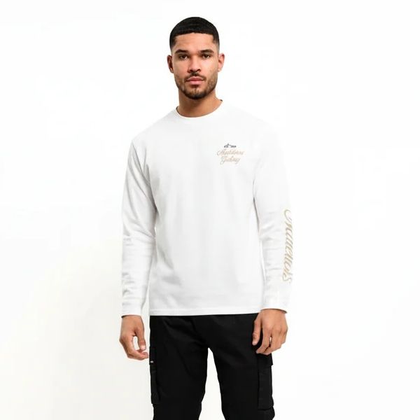 Malelions Gallery Longsleeve T-shirt Wit