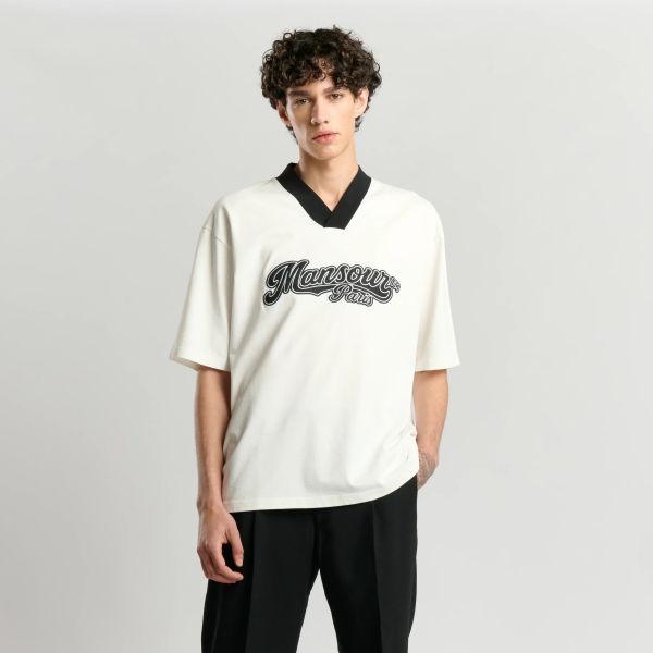 Mansour Baseball Jersey Wit