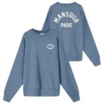 Mansour Paris College Sweater Blauw