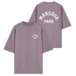 Mansour Paris College T-shirt Paars