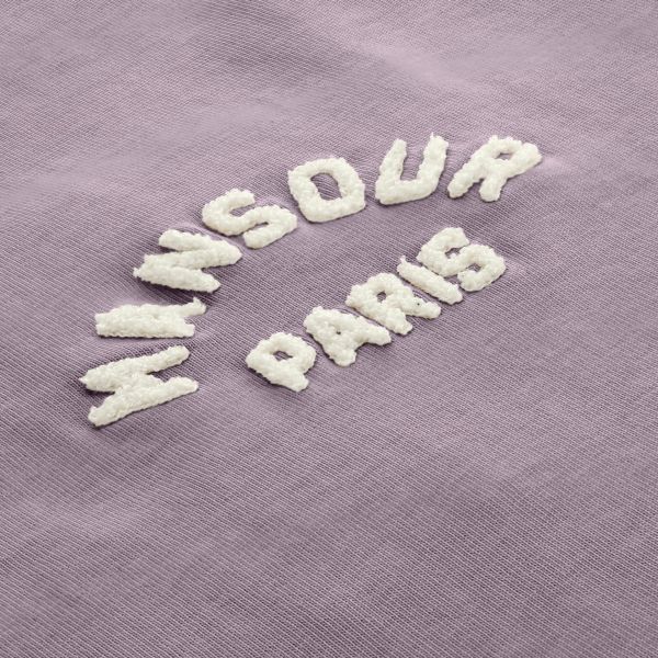 Mansour Paris College T-shirt Paars