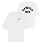 Mansour Paris College T-shirt Wit