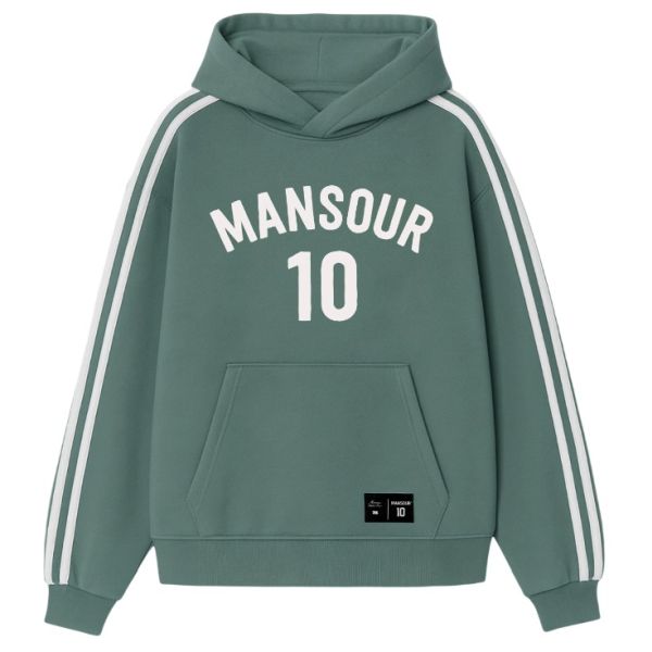 Mansour Striped 10 Hoodie Groen